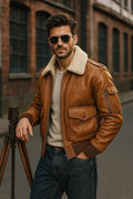 MEN LEATHER JACKET