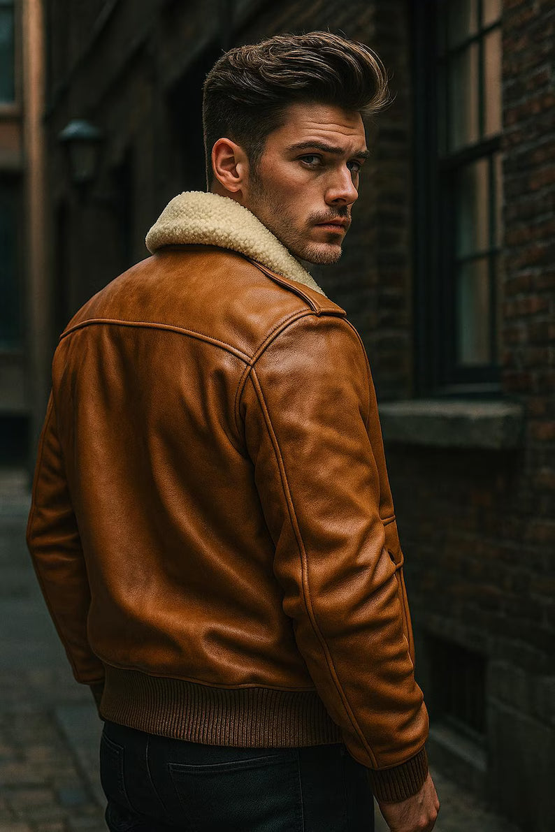 MEN LEATHER JACKET